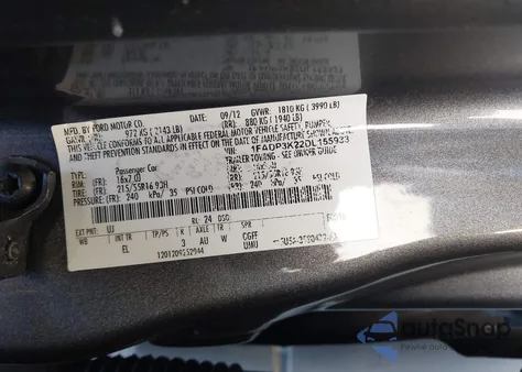 2013 Ford Focus Se from USA, damaged, VIN 1FADP3K22DL155933